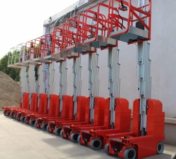 Single Mast 8m selbst beim vertikalen Auftrieb Aluminium-Aluminium