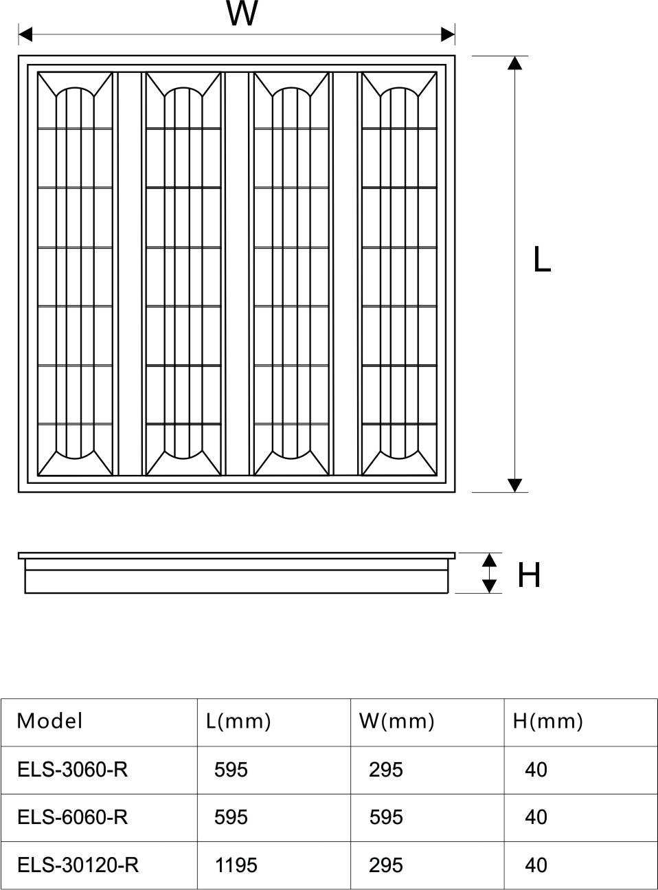 ELS-R SIZE