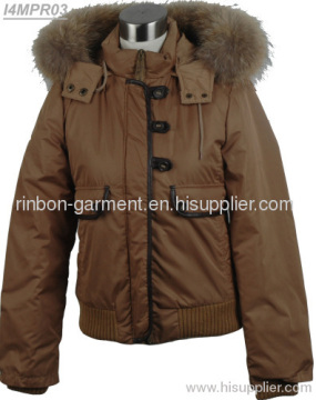 2013 New Style Men's Popular Winter Jacket With Big Fox Collar 