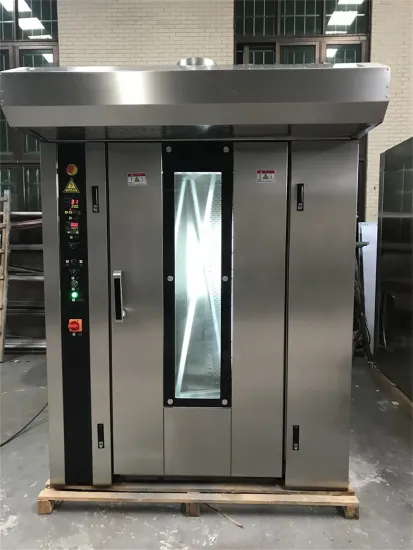 Bread Rotary Oven 16 32 64 Trays Rotary Oven for Bread Biscuit Cookie Pizza Chicken /Gas /Electric /Diesel Rotary Bakery Oven