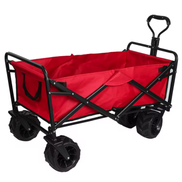 Wheeled cart folding trolley