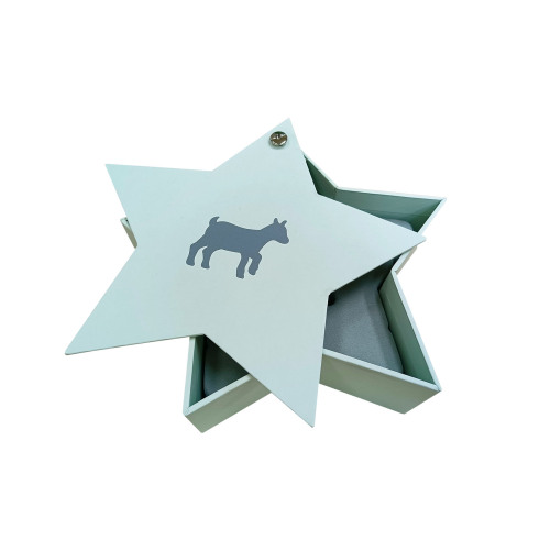 Star Shape Cardboard Paper Gift Boxes with Tray