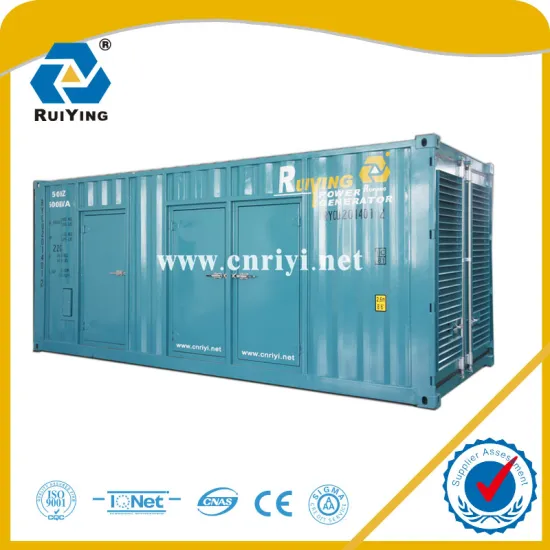 20KW-1200KW Water-cooled Container Silent Type Diesel Generator