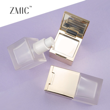 Private Label Waterproof Makeup Liquid Foundation Bottle with Mirror Gold - 30ml