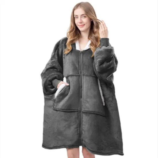 Sweatshirt Winter Adult Hoodie Cloak Blanket Coats