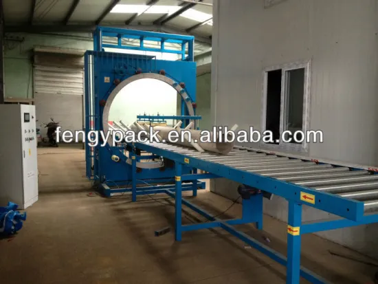 automatic steel pipes wrapping machine