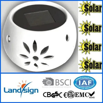 High performance solar ceramic lantern lamp made by Cixi Landsign