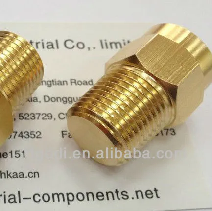 brass plumbing parts, brass turning parts, brass turned parts