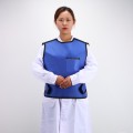 blue color xray protection short apron