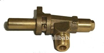 Euro simple gas stove parts brass valve