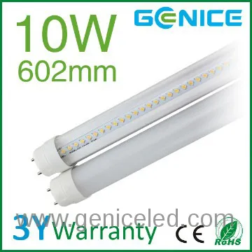 AC100-277V clear PC cover 0.6m tub8 led light tube