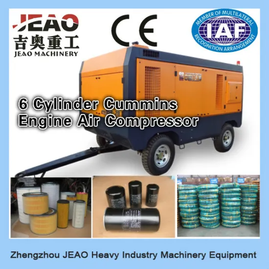 GPS Remote Control System --Top Quality High Pressure Mobile Diesel Screw Air Compressor for Mining Xhg950-20