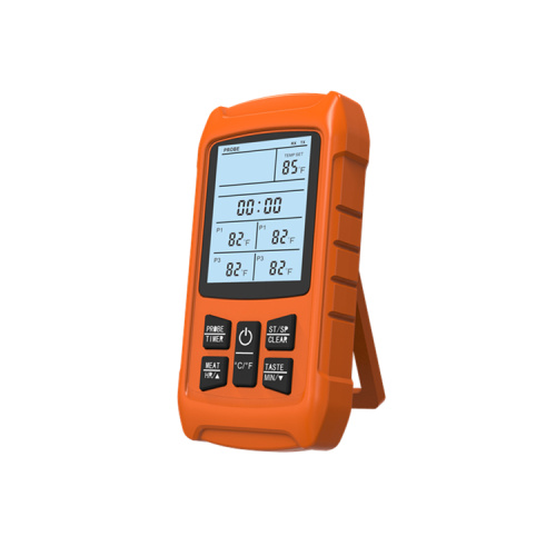 RF 433Mhz Wireless Grill Thermometer with 4 Probes Channel