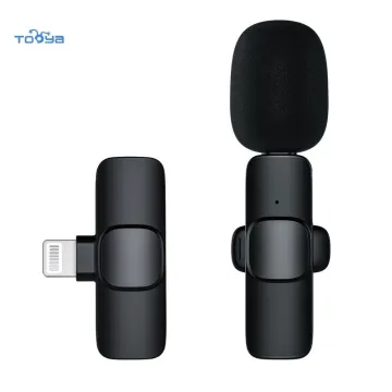 Wireless Collar Clip Lapel Microphone for iPhone