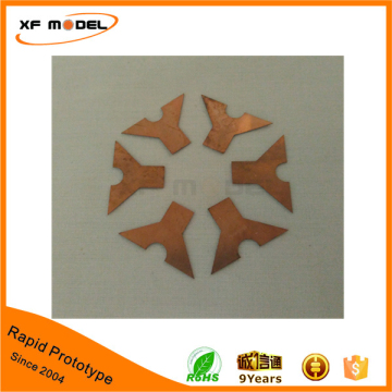 China supplier custom laser cutting brass shims prototype for electronic products