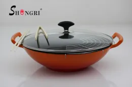 kitchen accessories light weight cast iron enamel casserole pot