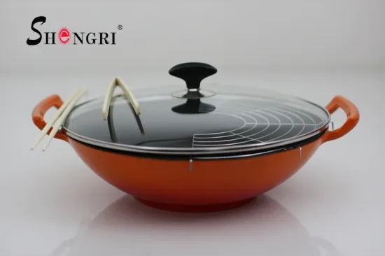 kitchen accessories light weight cast iron enamel casserole pot