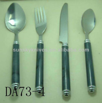 crystal cutlery set