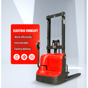 High Performance Forklift 1.5T 1T Small Semi Electric Stacker for Warehouse Using