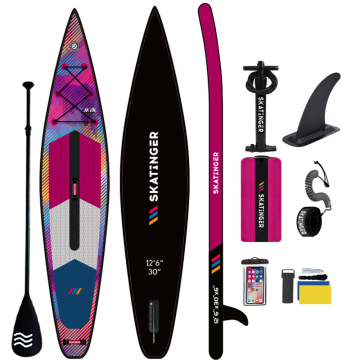 Customized Racing SUP Surfboard: Inflatable Paddle Board with UV Printing