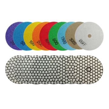 100MM Dry Diamond Polishing Disc - SHDIATOOL 4 inches Competitive Resin Bond Flexible Diamond Pad