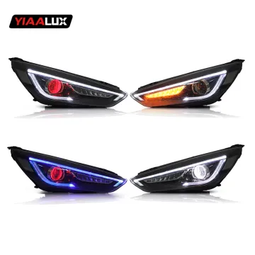 Vland Car LED Headlamp Sequential Turn Signal Plug And Play for Focus 2015-2018
