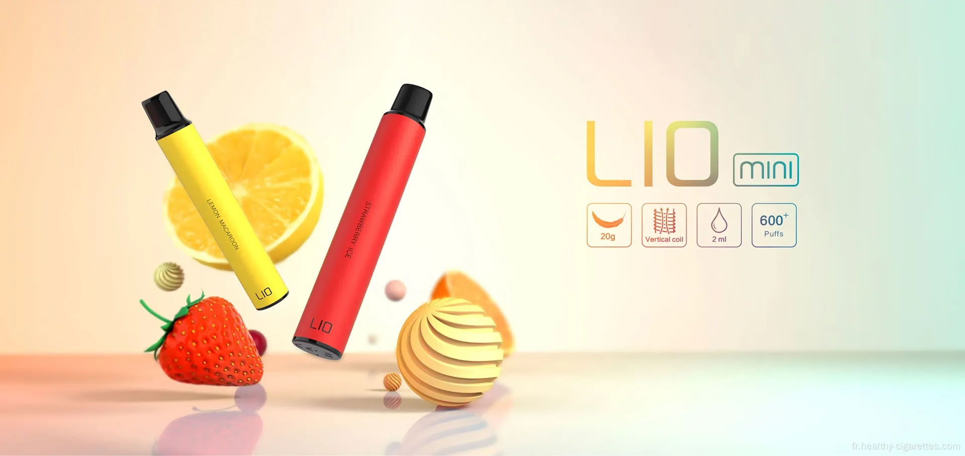 Extérieur jetable lio mini 600 Puff Bar Vape