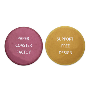 Fast Shipping: Customizable and Eco-Friendly Bulk Cup Coasters, Recycled Tissue Printing, Cardboard, Black Paper, and Cup Mats