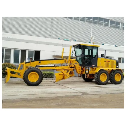 SHANTUI SG14 Mini Motor Grader - 140HP 11.6Ton Grader Dozer Machine for Sale