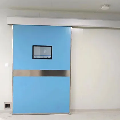 Stainless Steel Medical Electric Fire Purification Door