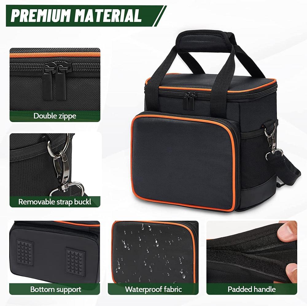 Carrying Bag for Portable Power Station Storage Pockets