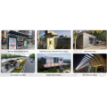 Smart Bus Shelter with 55-inch LCD for Japanese Urban Transit