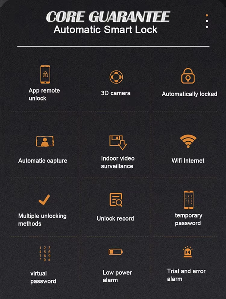 tuya 3d face recognition lock