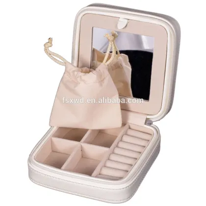 Tori Home Dana Travel Jewelry Box in Ivory 0067130