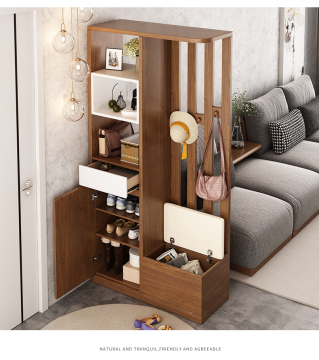 Mordern Living Room Storage Cabinet Wooden Shoe Rack