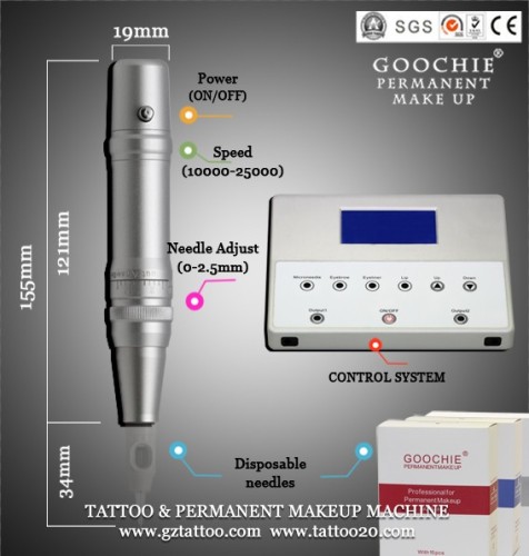 Комплекты Гучи высокого качества перманентный макияж машина татуировки Ротари