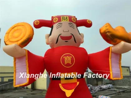 Inflatable Chinese god of wealth 4mH/13.3FT