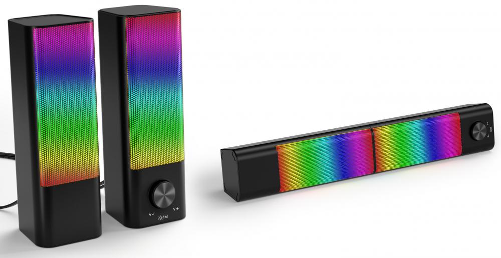 Fashion HD Mini Bluetooth alto -falante com RGB