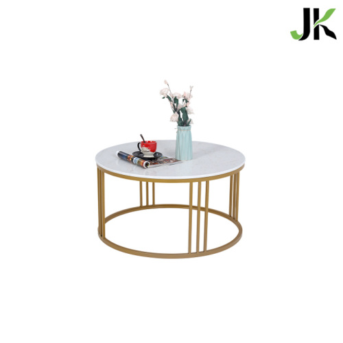 Table basse ronde en fer