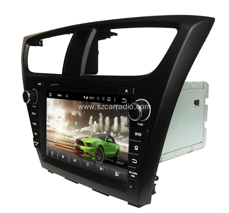 Honda Car DVD GPS Player For Civic Hatchback