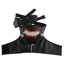 3D Tokyo Ghoul Kaneki Ken Cosplay Mask with Eye Patch Halloween Costume Props