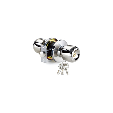 Brass Cylinder Adjustive 60-90mm Latch Knob Lock
