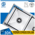 1140mm Handmade Sink Undermount Design and Drainboard