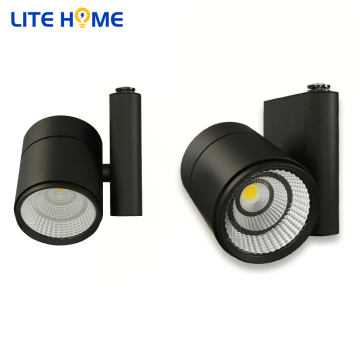 High CRI 90 LED Track Light 40W - 110mm Diameter 4-Wire COB Spotlight for Museums and Stores