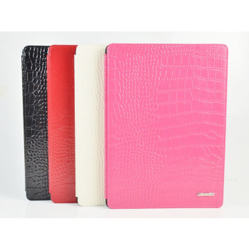 Crocodile Genuine Leather Smart Case for iPad Air with Inner Slim PC