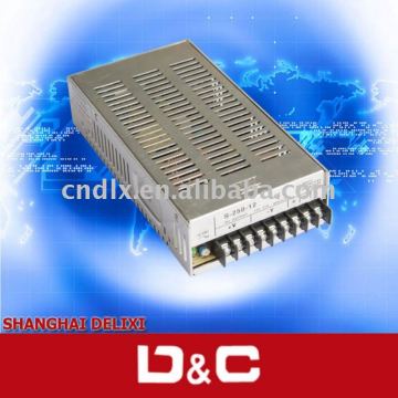 Shanghai DELIXI 250w 12v 20A AC to DC SMPS