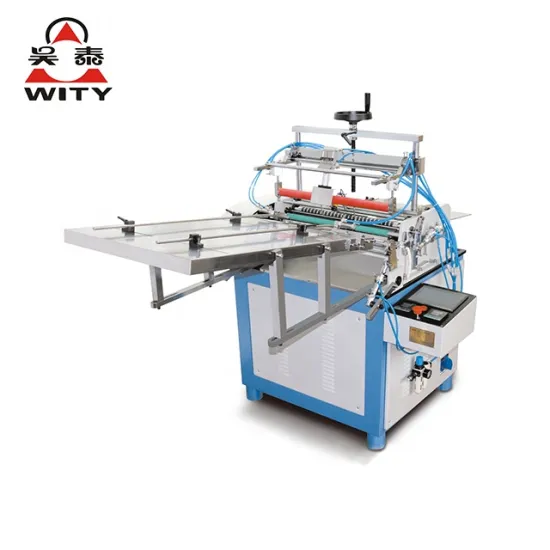 Automatic Hot Melt Glue Paper Tube Labeling Machine for Paper Can or Paper Pipe