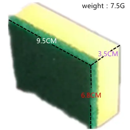 Long-Lasting Sponge Scouring Pads & Kitchen Dishwashing Sponges: Efficient Cleaning Solutions