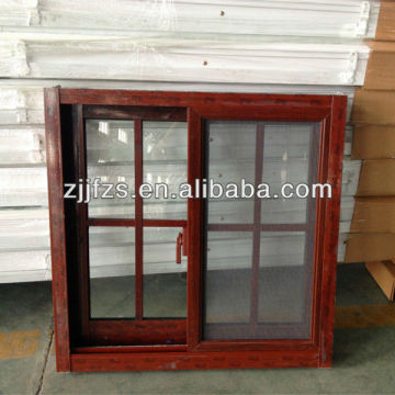 600*600 MM Wooden color Aluminum sliding window