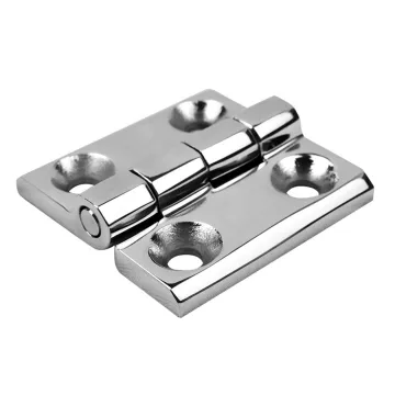 Marine Hardware: Polished Mirror Boat Door and Locker Hinges - Stainless Steel
